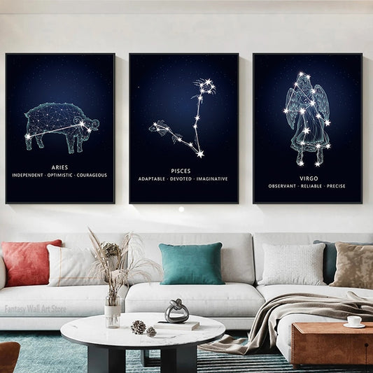 CORX Designs - Zodiac Sign Astrology Canvas Art - Review