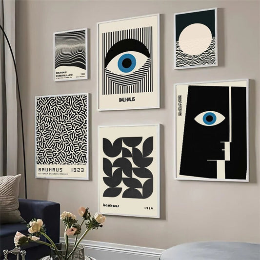 CORX Designs - Bauhaus Line Abstract Eye Wall Art Canvas - Review