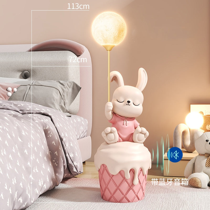 CORX Designs - Cute Bunny Statue with Light and Bluetooth Speaker - Review