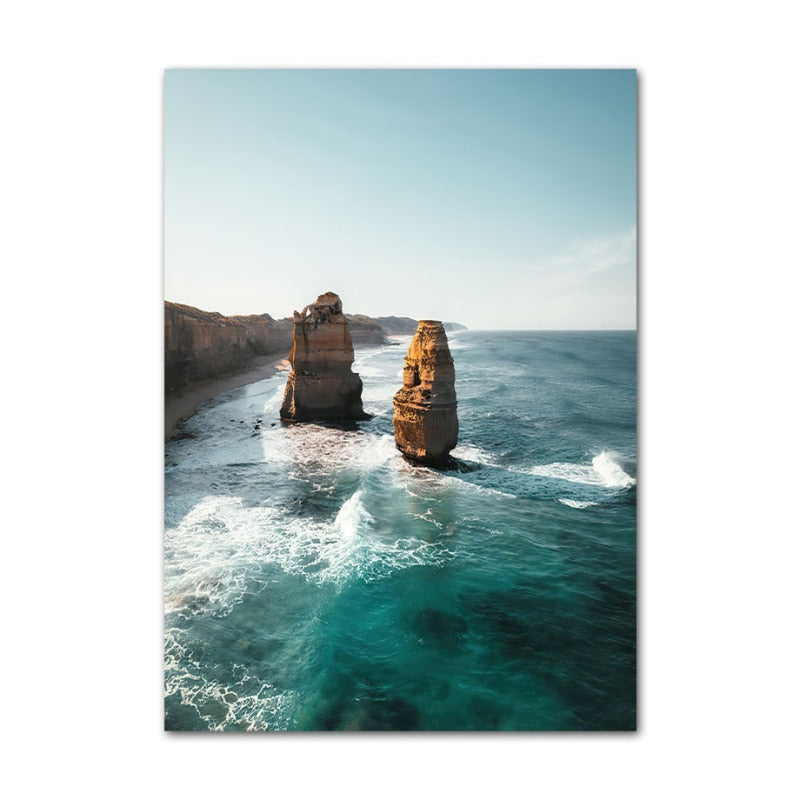 CORX Designs - Turkey Mountain Sea Canvas Art - Review