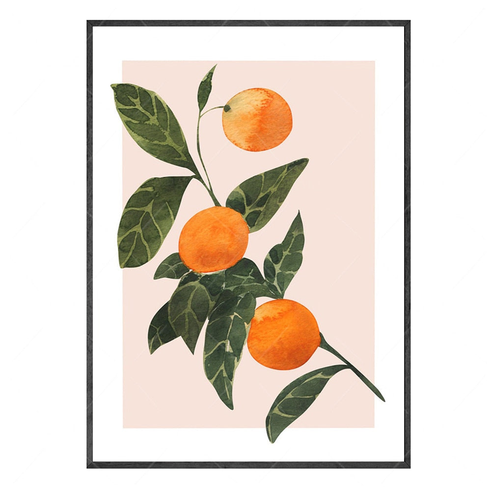 CORX Designs - Fruit Lemon Orange Papaya Canvas Art - Review