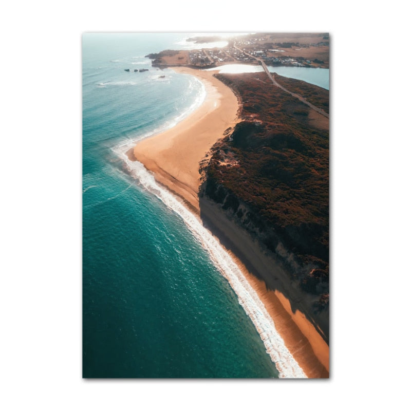 CORX Designs - Turkey Mountain Sea Canvas Art - Review