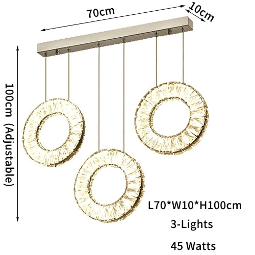 CORX Designs - Luxury Crystal Ring Chandelier - Review