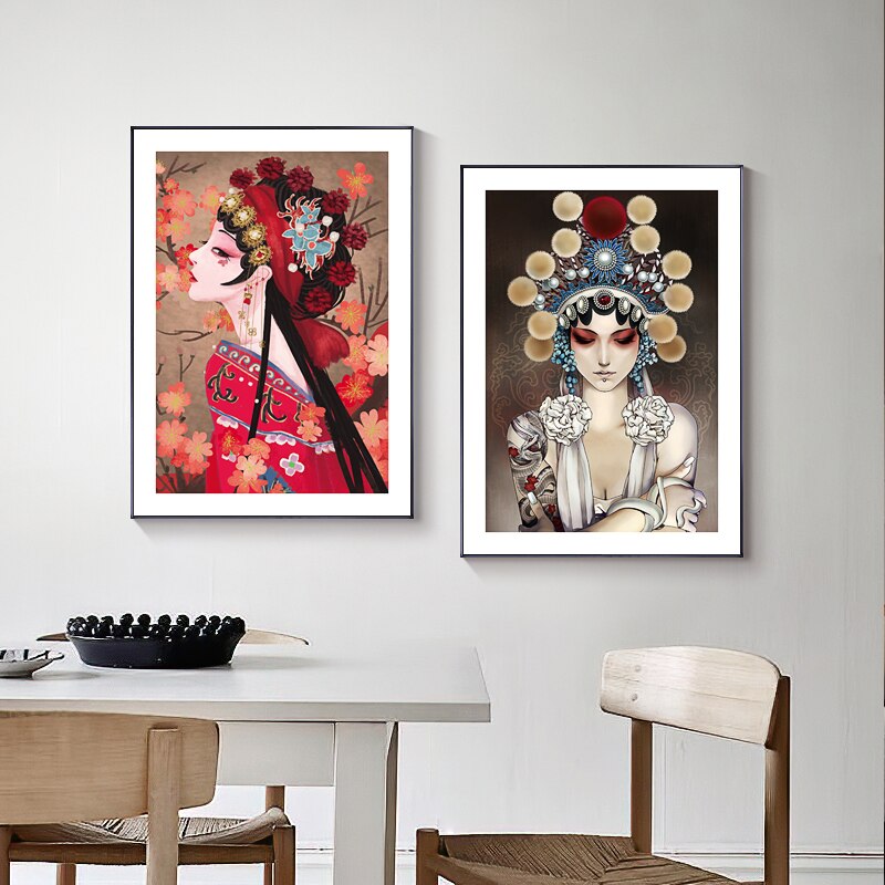 CORX Designs - Chinese Traditional Peking Opera Female Canvas Art - Review
