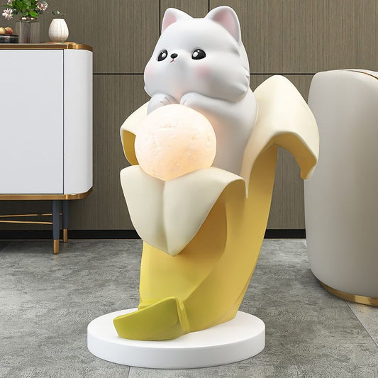 CORX Designs - Cat in Banana Statue with Light - Review