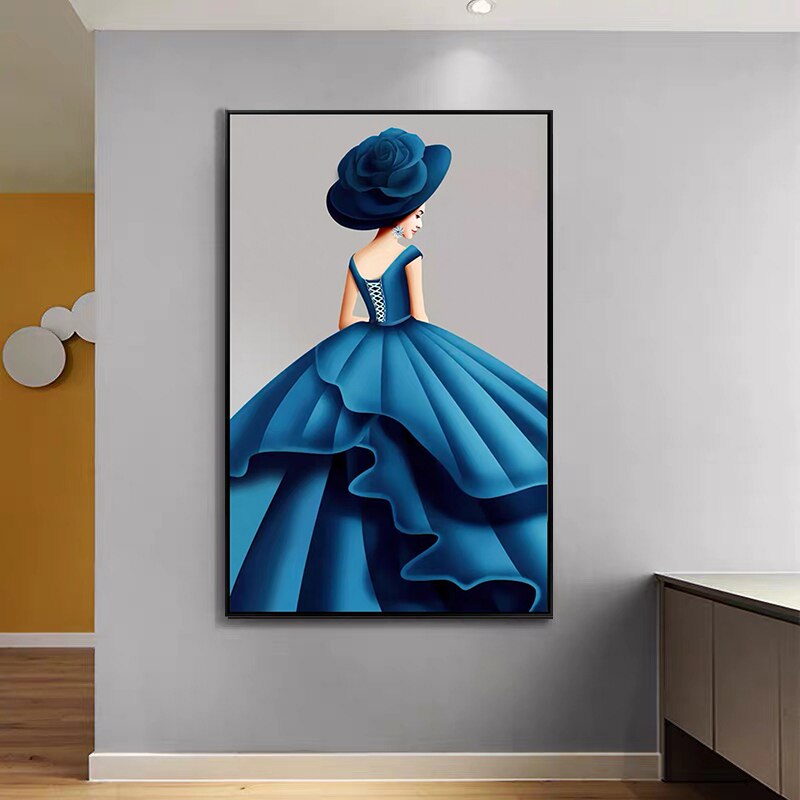 CORX Designs - Noble Woman In Blue Dress Canvas Art - Review