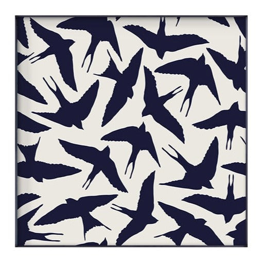 CORX Designs - Minimalist Abstract Navy White Bird Canvas Art - Review