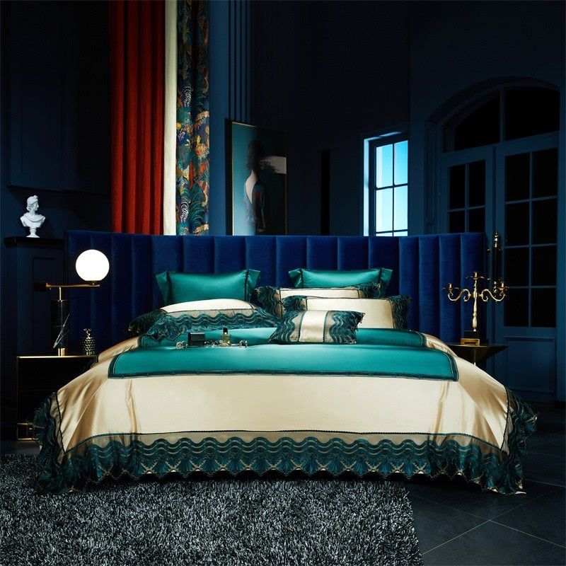 CORX Designs - Genoa Luxurious Lace Duvet Cover Bedding Set - Review