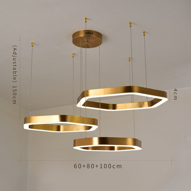 CORX Designs - Luxury Golden Hexagon Hanging Lights - Review