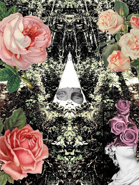 CORX Designs - Faceless Woman Hiding in Flowers Canvas Art - Review