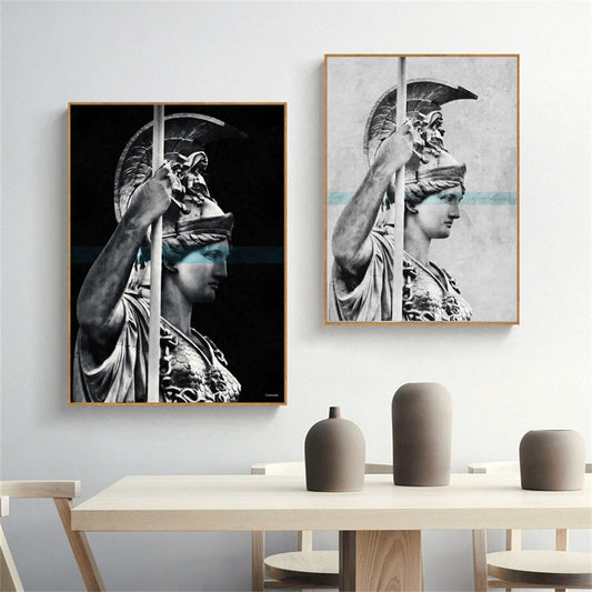 CORX Designs - Black and White Athena Canvas Art - Review