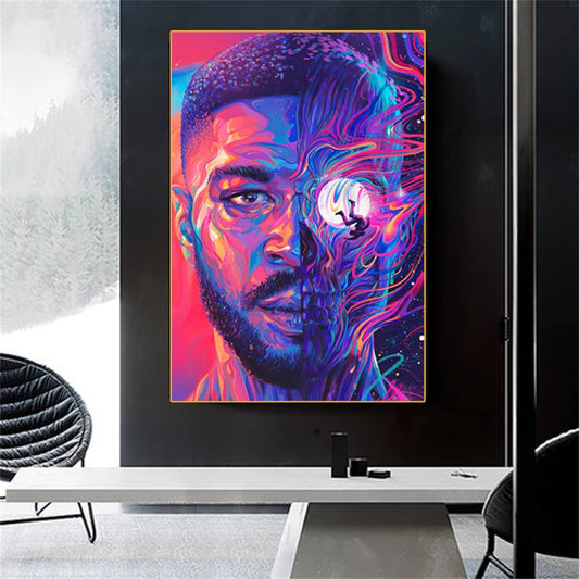CORX Designs - Kid Cudi Man On The Moon III: The Chosen Canvas Art - Review