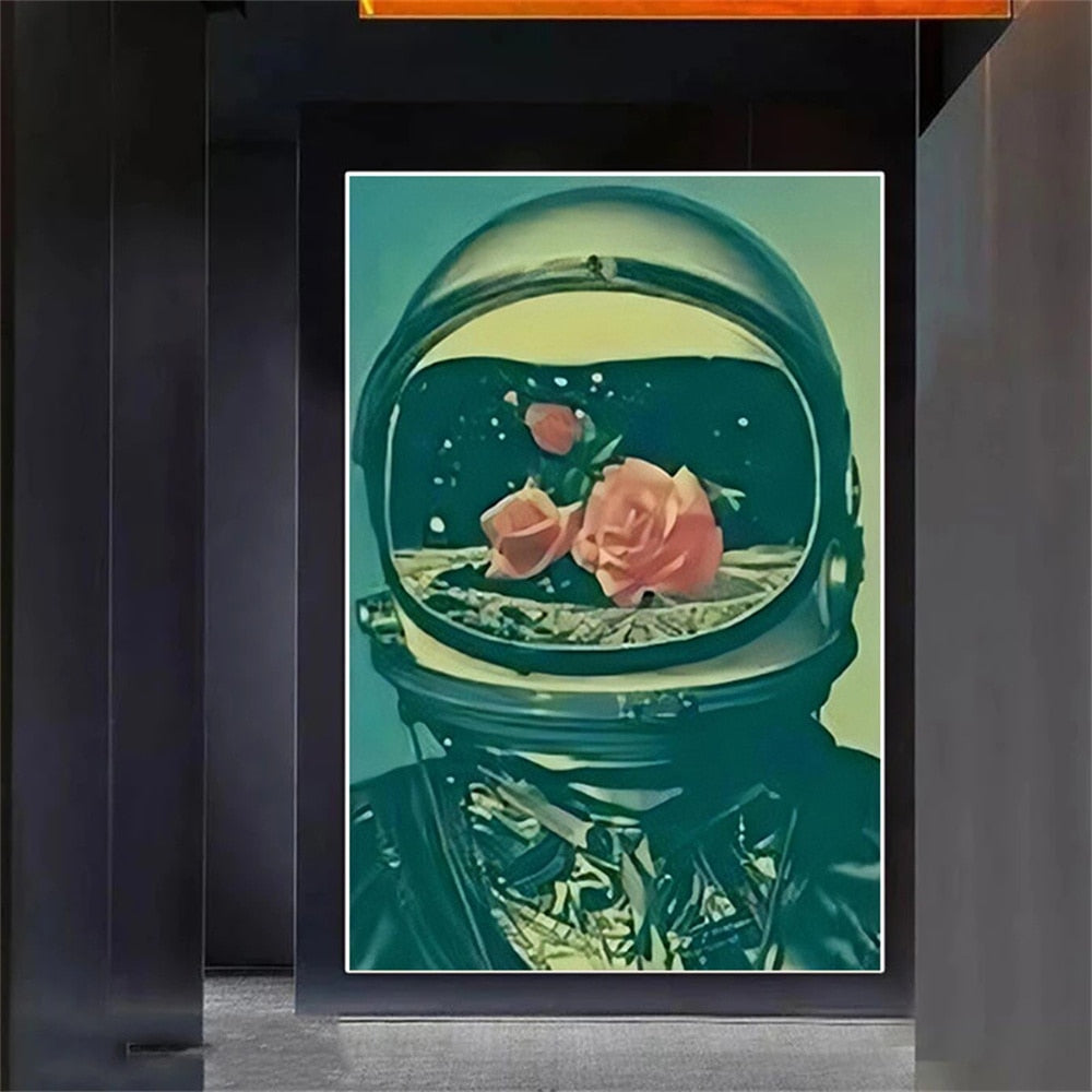 CORX Designs - Faceless Woman Hiding in Flowers Canvas Art - Review