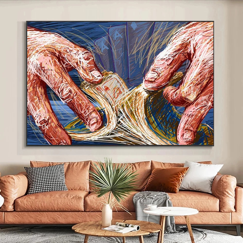 CORX Designs - Shuffle Cards Canvas Art - Review