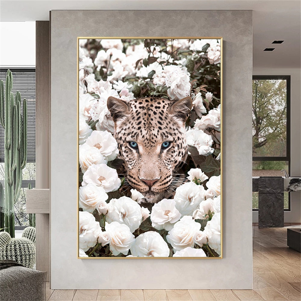 CORX Designs - Faceless Woman Hiding in Flowers Canvas Art - Review