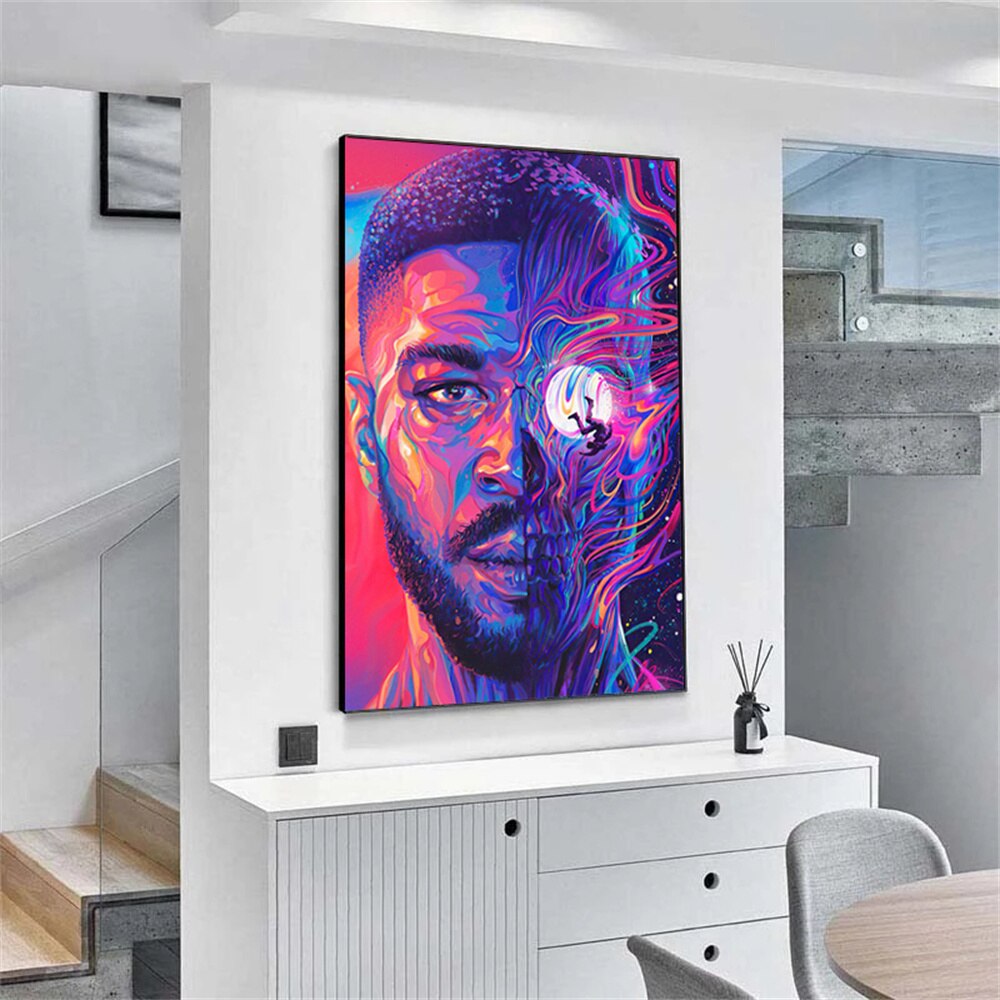 CORX Designs - Kid Cudi Man On The Moon III: The Chosen Canvas Art - Review
