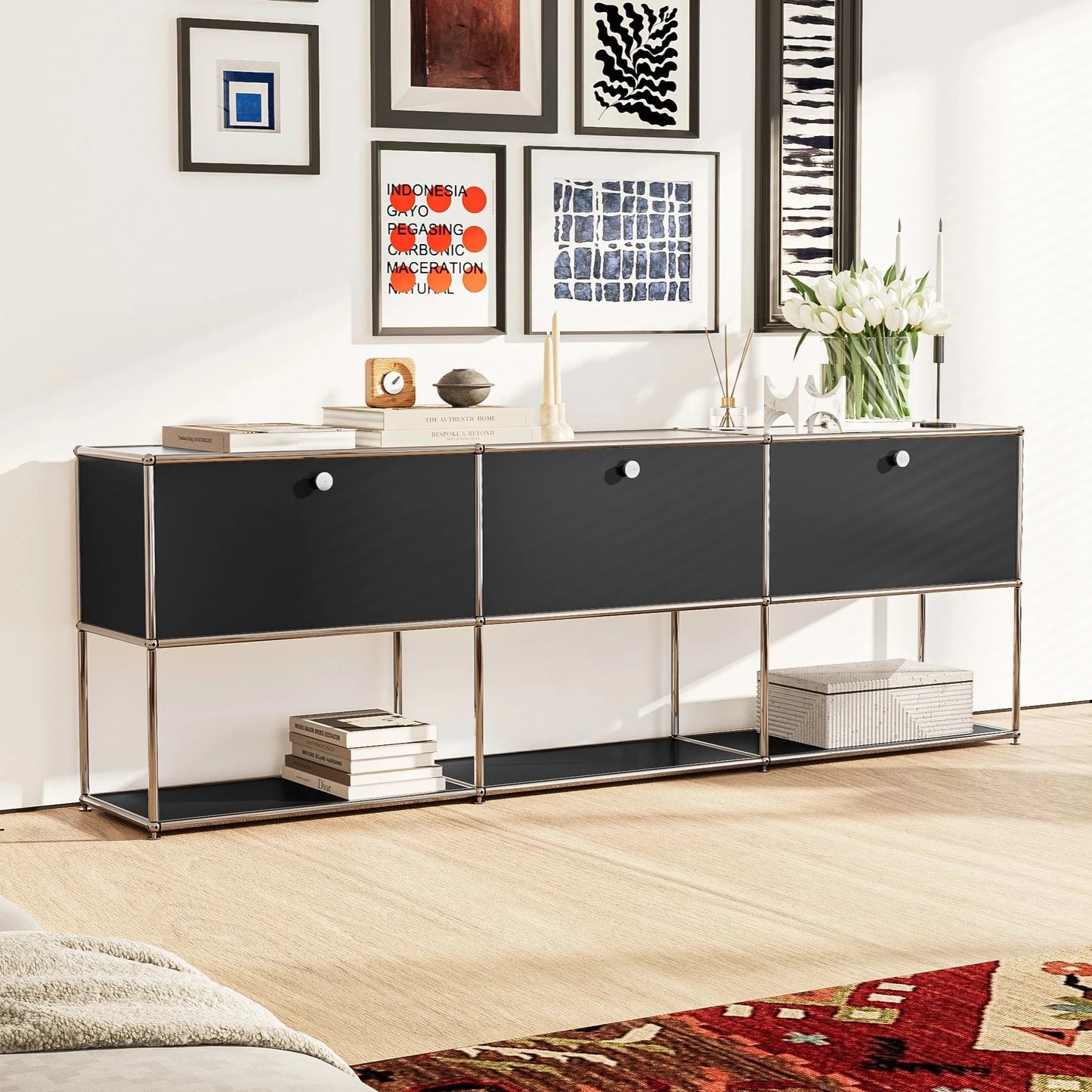 CORX Designs - USM Haller Black Modular Storage Cabinet Replica - Review