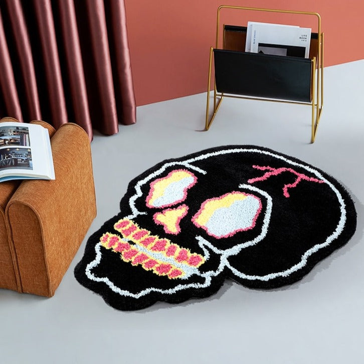 CORX Designs - Black Pink Skull Rug - Review