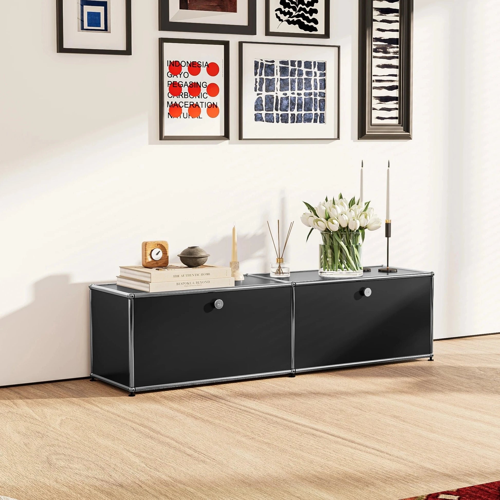 USM Haller Black Modular Storage Cabinet Replica – CORX Designs USM Haller Black Modular Storage Cabinet Replica – CORX Designs
