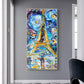 CORX Designs - Couple Eiffel Tower Van Gogh Starry Night Style Oil Painting Wall Art Canvas - Review