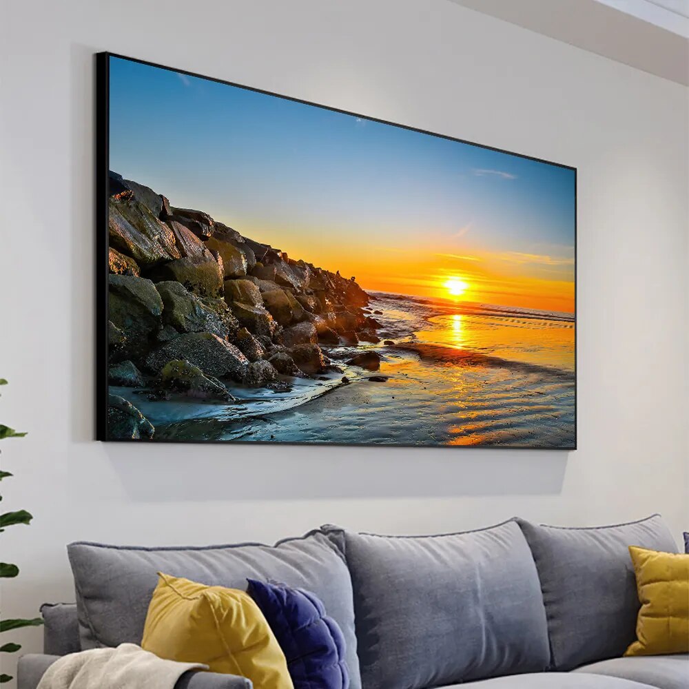 CORX Designs - Sunset Seascape Wall Art Canvas - Review
