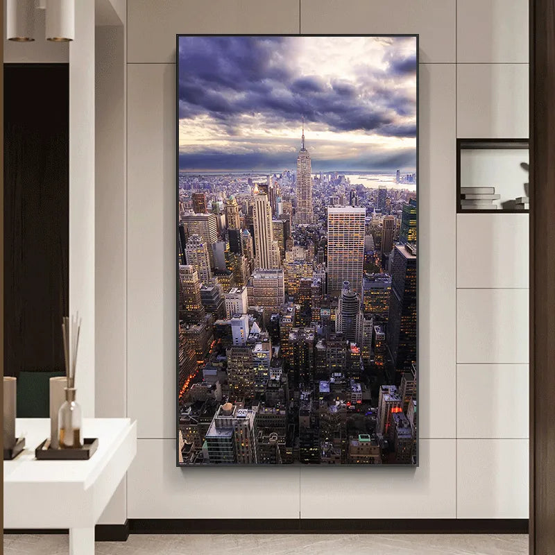 CORX Designs - New York City Skyline Cityscape Wall Art Canvas - Review