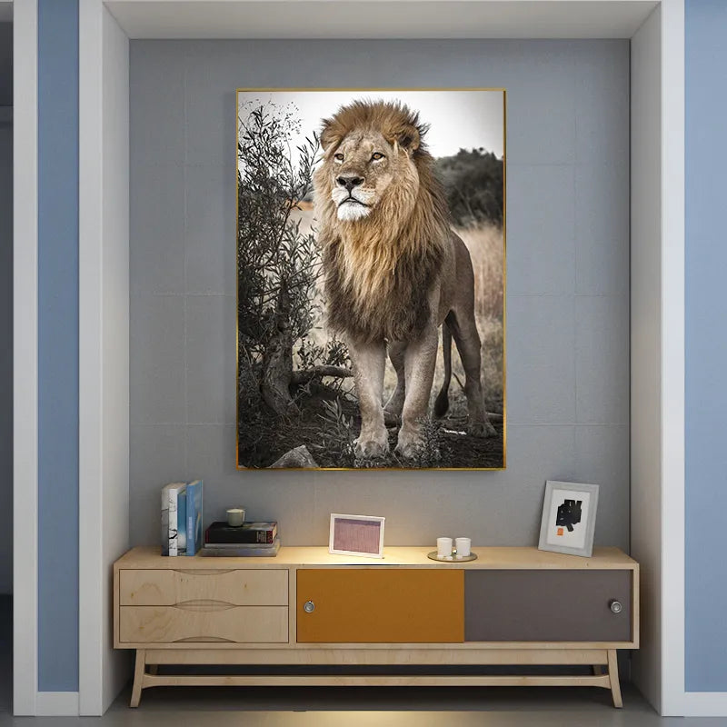 CORX Designs - King of the Savanna Lion Canvas Art - Review