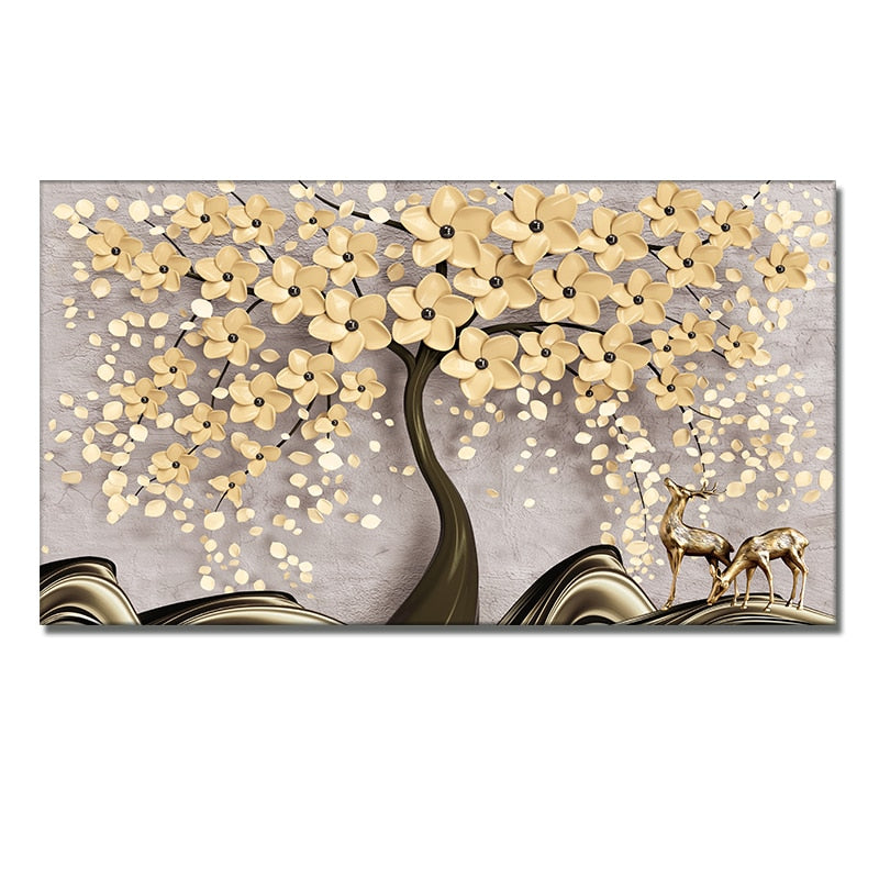 CORX Designs - Abstract White Flowers Canvas Art - Review