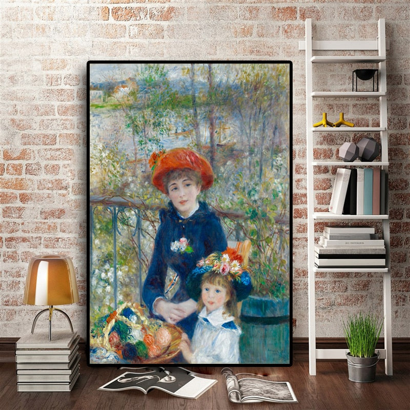 CORX Designs - Two Sisters On the Terrace Painting Canvas Art - Review