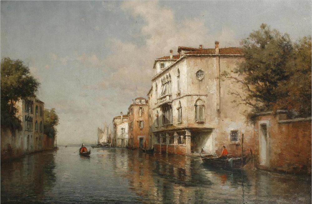 CORX Designs - Vintage Water Town Venice Oil Painting Canvas Art - Review