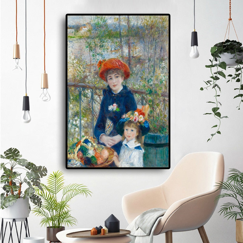 CORX Designs - Two Sisters On the Terrace Painting Canvas Art - Review