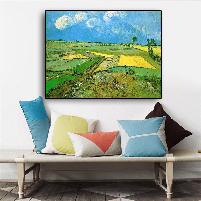 CORX Designs - Wheat Fields Auvers by Van Gogh Canvas Art - Review