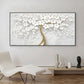 CORX Designs - Abstract White Flowers Canvas Art - Review
