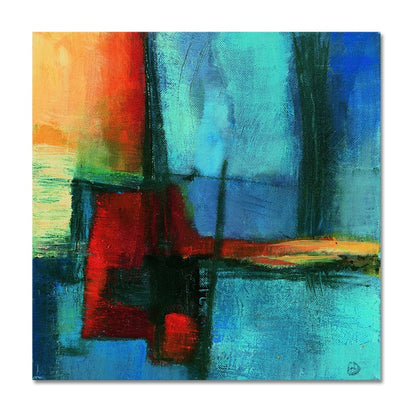 CORX Designs - Abstract Colorful Oil Painting Wall Art Canvas - Review