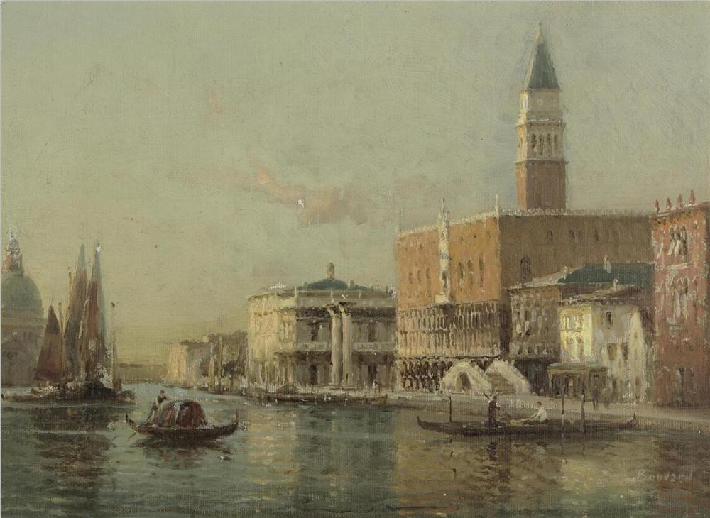 CORX Designs - Vintage Water Town Venice Oil Painting Canvas Art - Review