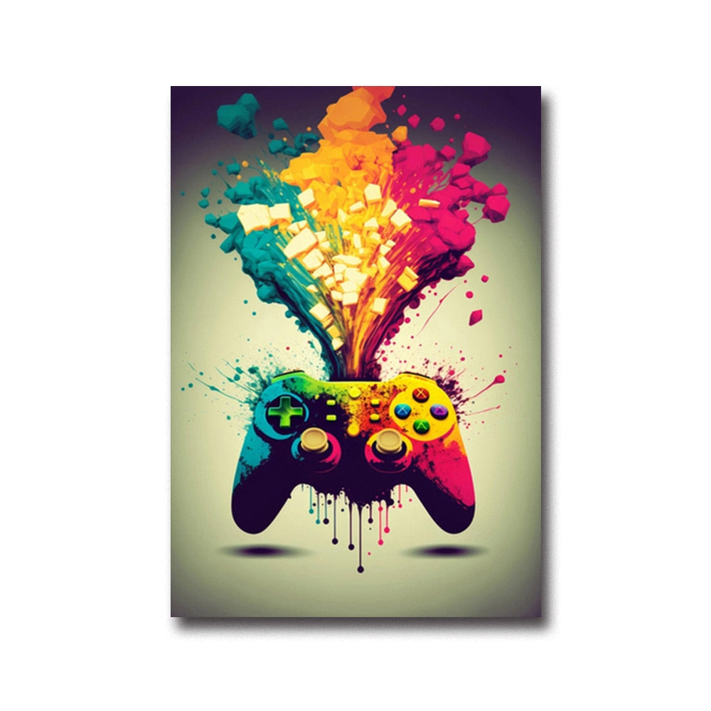 CORX Designs - Colorful Gaming Wall Art Canvas - Review