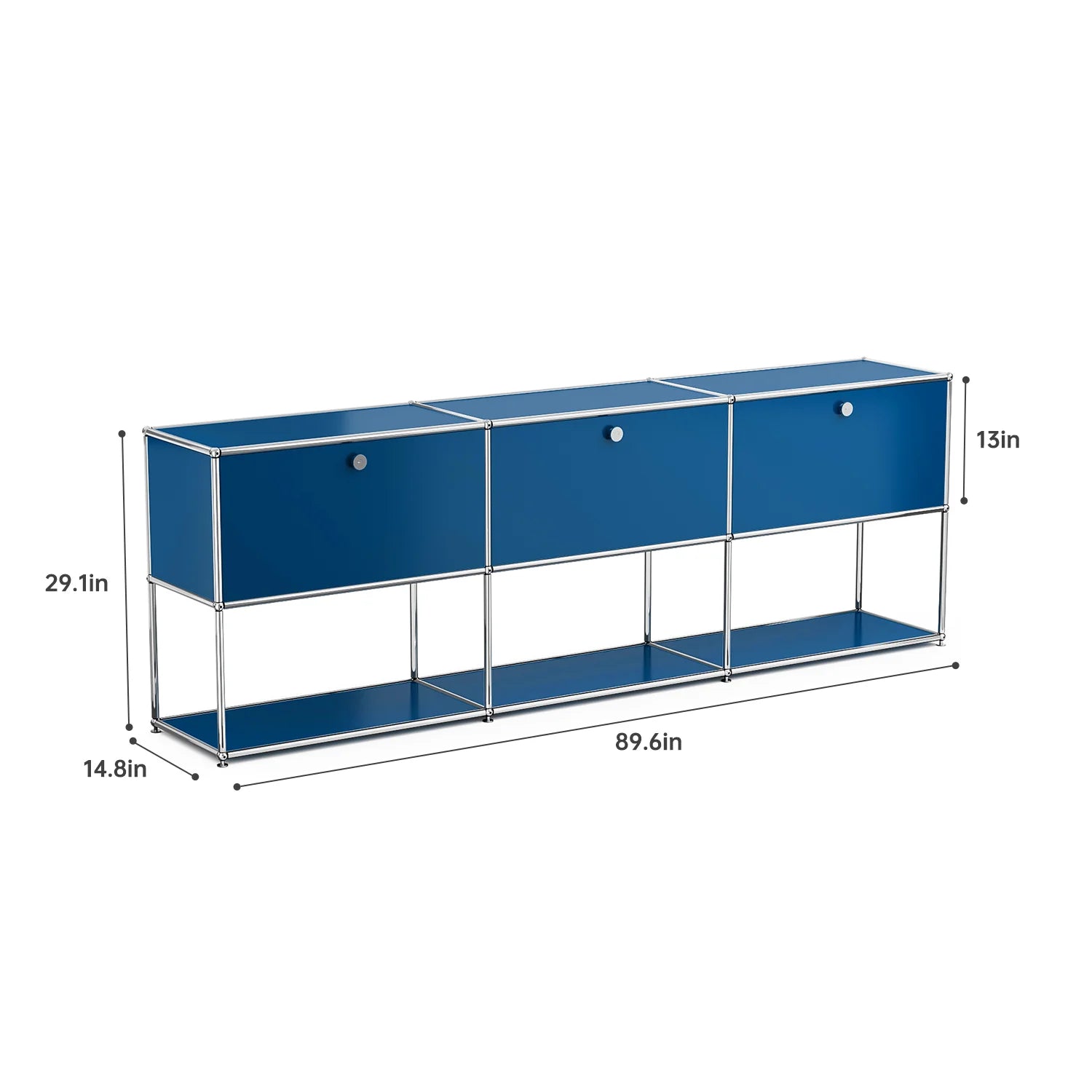 CORX Designs - USM Haller Blue Modular Storage Cabinet Replica - Review