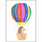 CORX Designs - Hot Air Balloon Cartoon Hedgehog Nursery Canvas Art - Review