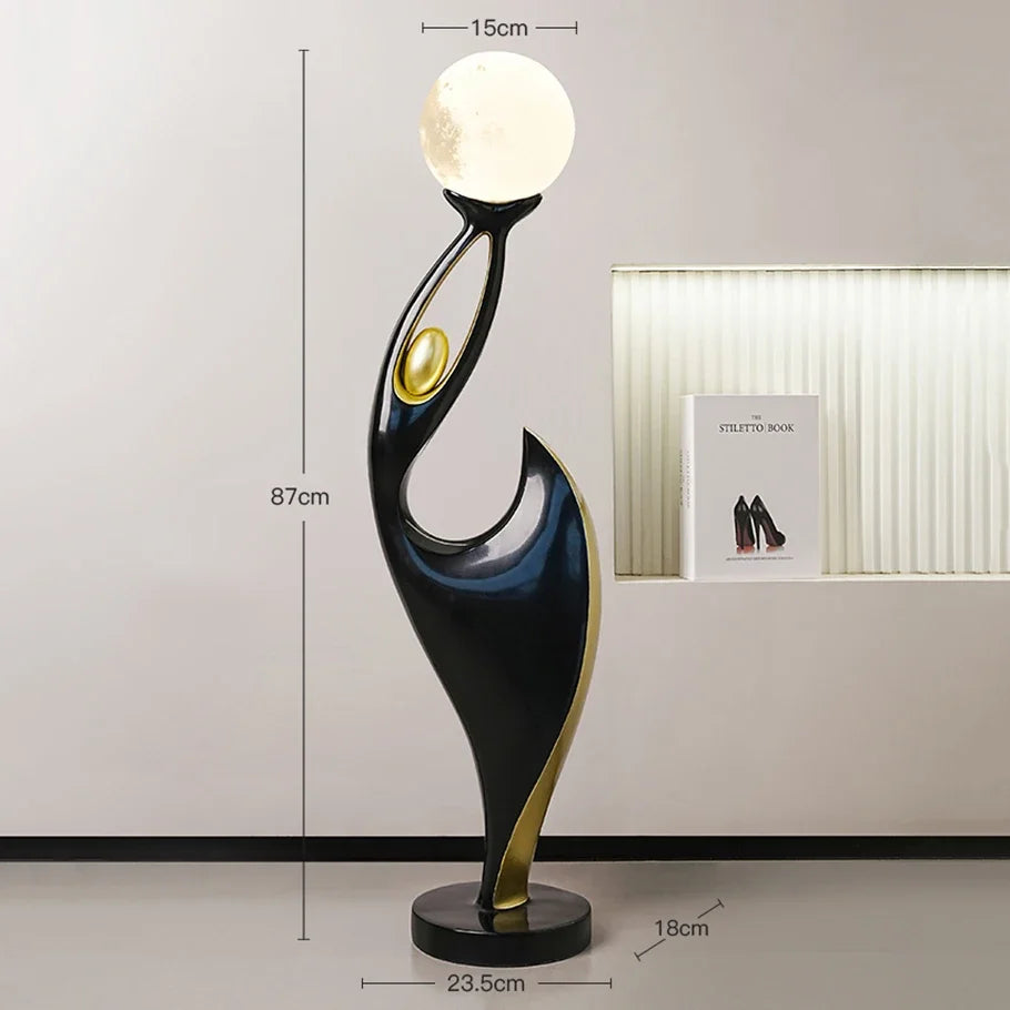 CORX Designs - Abstract Figure Floor Ornament with Light - Review