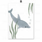 CORX Designs - Whale Dolphin Sea Turtle Fish Coral Nursery Room Canvas Art - Review
