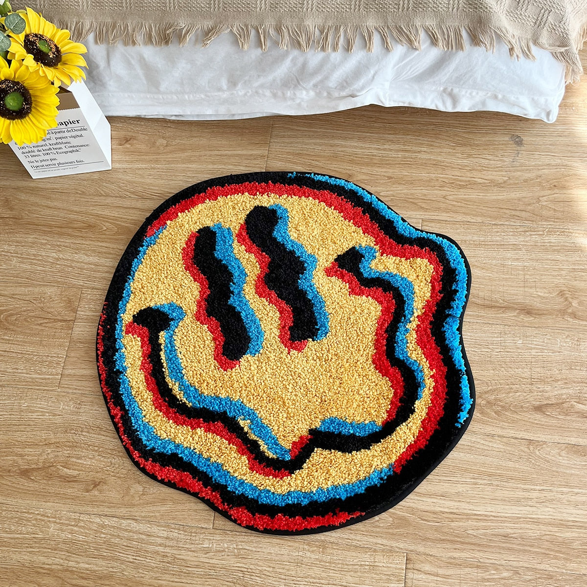 CORX Designs - Glitch Smiling Face Rug - Review