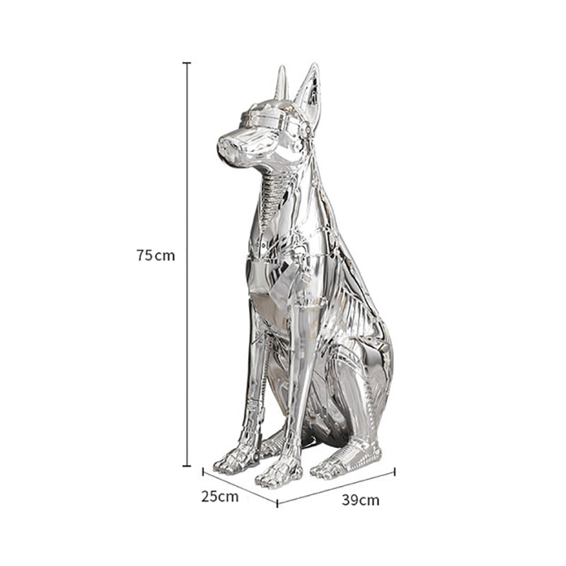 CORX Designs - Robot Dog Electroplated Floor Ornament - Review