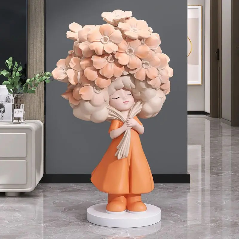CORX Designs - Flower Girl Floor Ornament Statue - Review