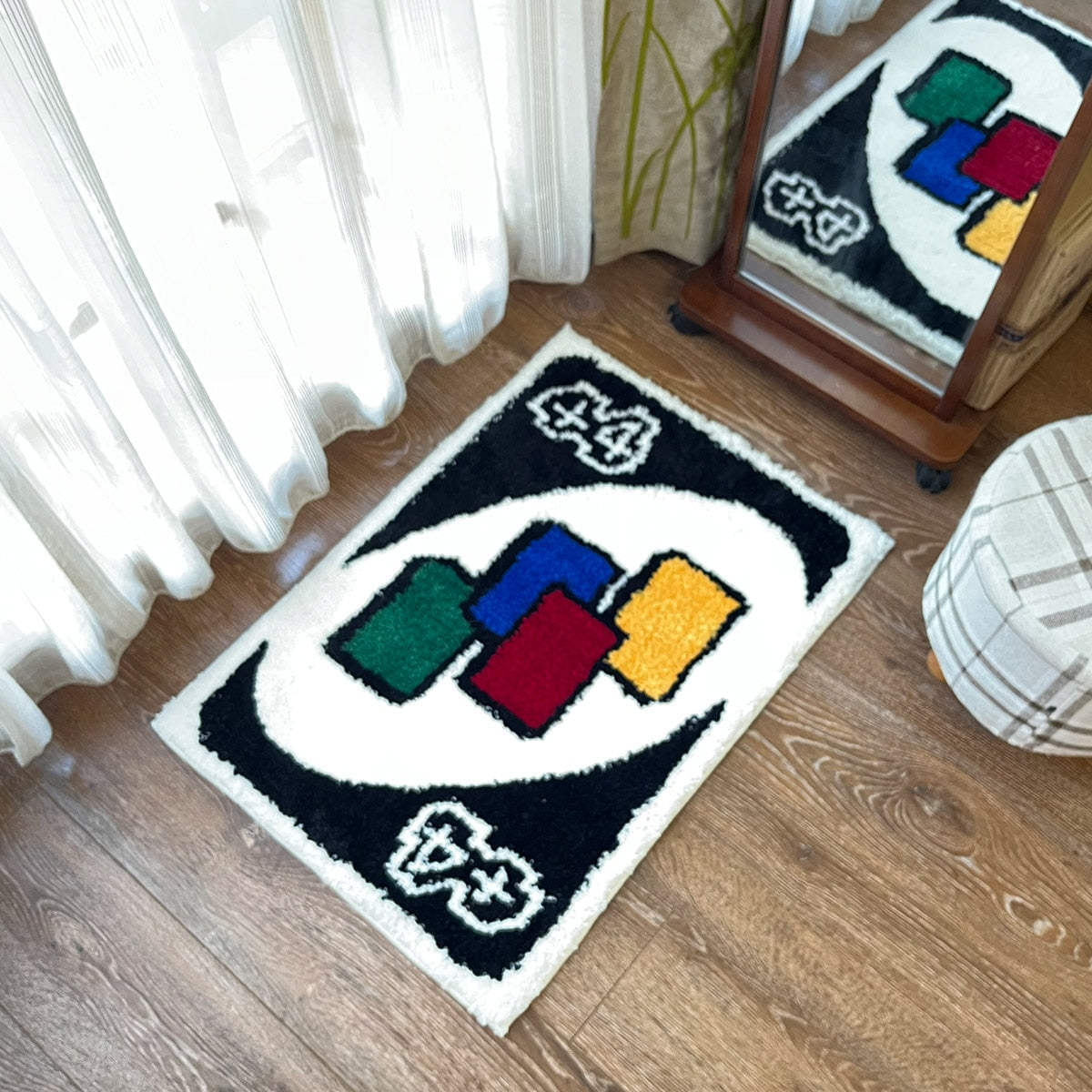 Uno card rug/wall retailer Art