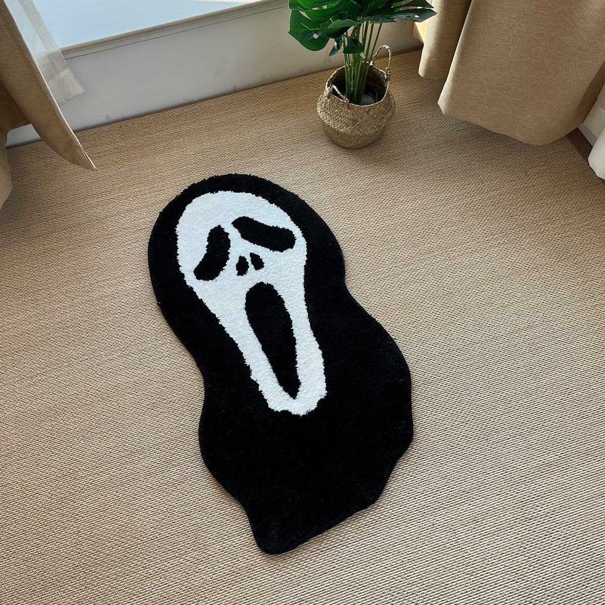 Ghostface Rug Design Scream Ghost Face Rug – CORX Designs