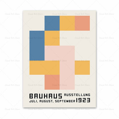 CORX Designs - Abstract Bauhaus Gallery Wall Canvas Art - Review