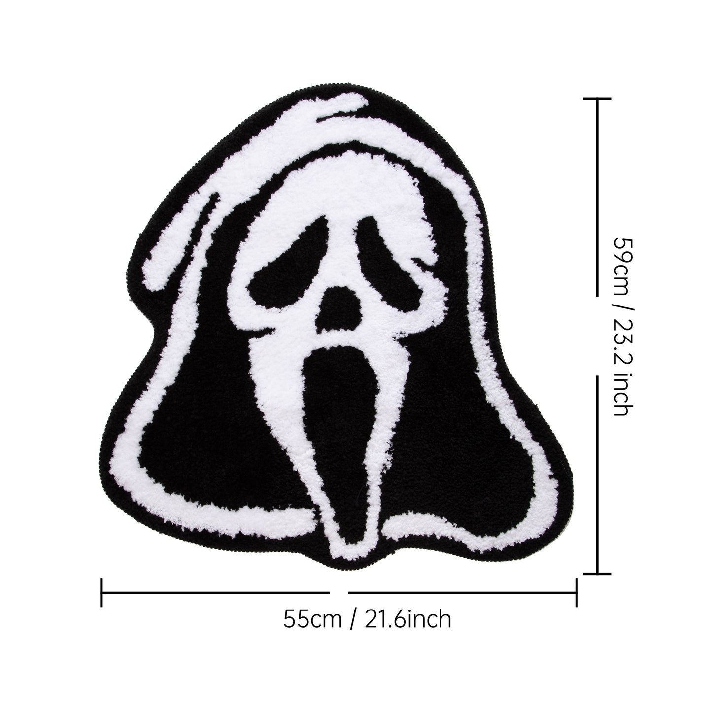 CORX Designs - Ghost Face Scream Tufted Rug - Review