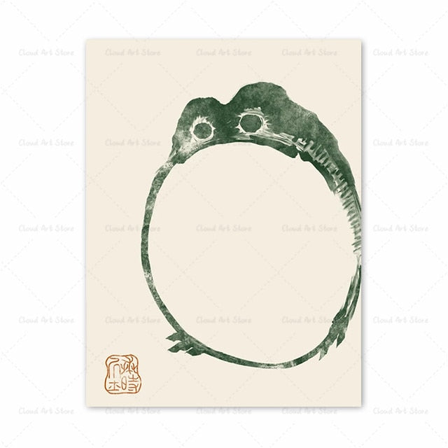 CORX Designs - Japanese Frog Toad Wall Art Canvas - Review