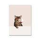 CORX Designs - Funny Cute Cat Drink Red Wine Wall Art Canvas - Review