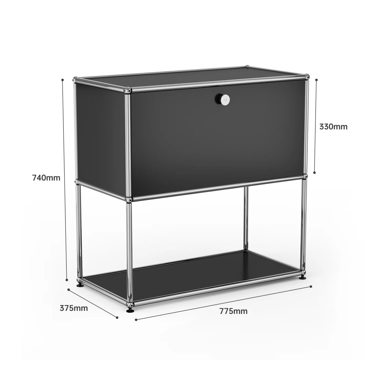 CORX Designs - USM Haller Black Modular Storage Cabinet Replica - Review